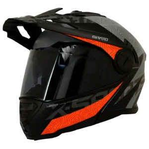 Casco X-Sports 165 Girard Gris Naranja-2