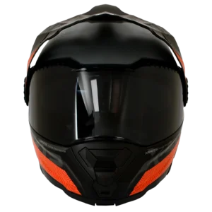 Casco X-Sports 165 Girard Gris Naranja-3