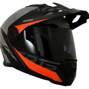 Casco X-Sports 165 Girard Gris Naranja-4