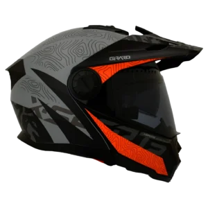 Casco X-Sports 165 Girard Gris Naranja-5