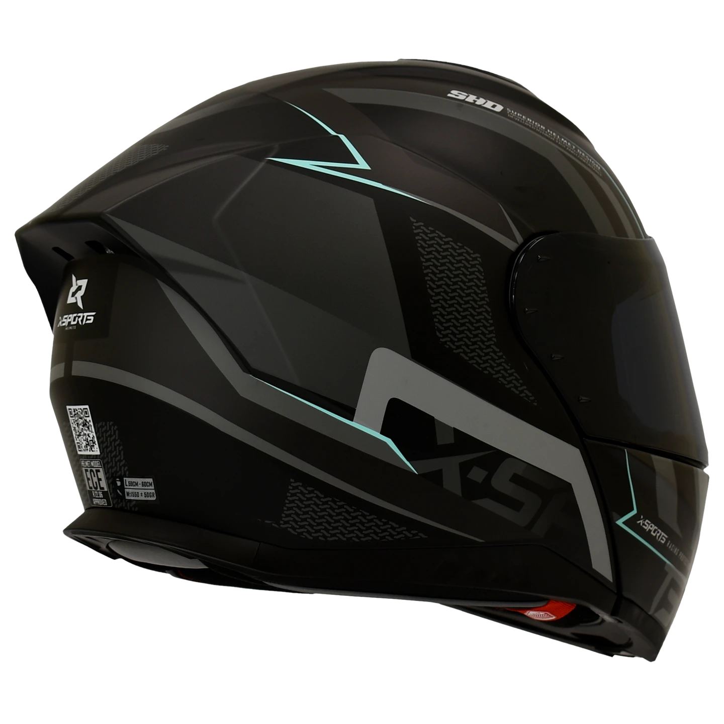 Casco X-Sports 166 Sand Azul-6