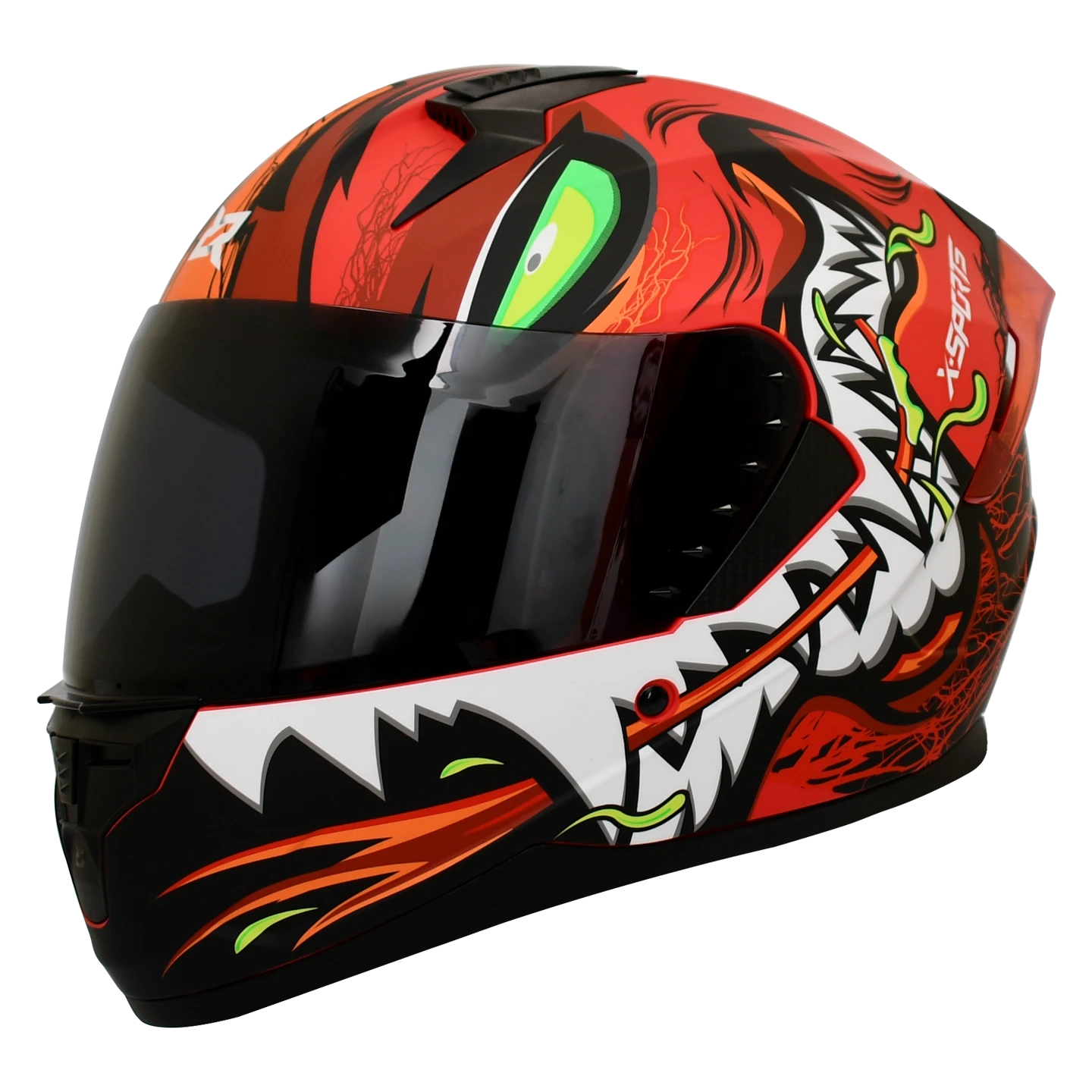 Casco X-Sports M67 Reptile Rojo-2