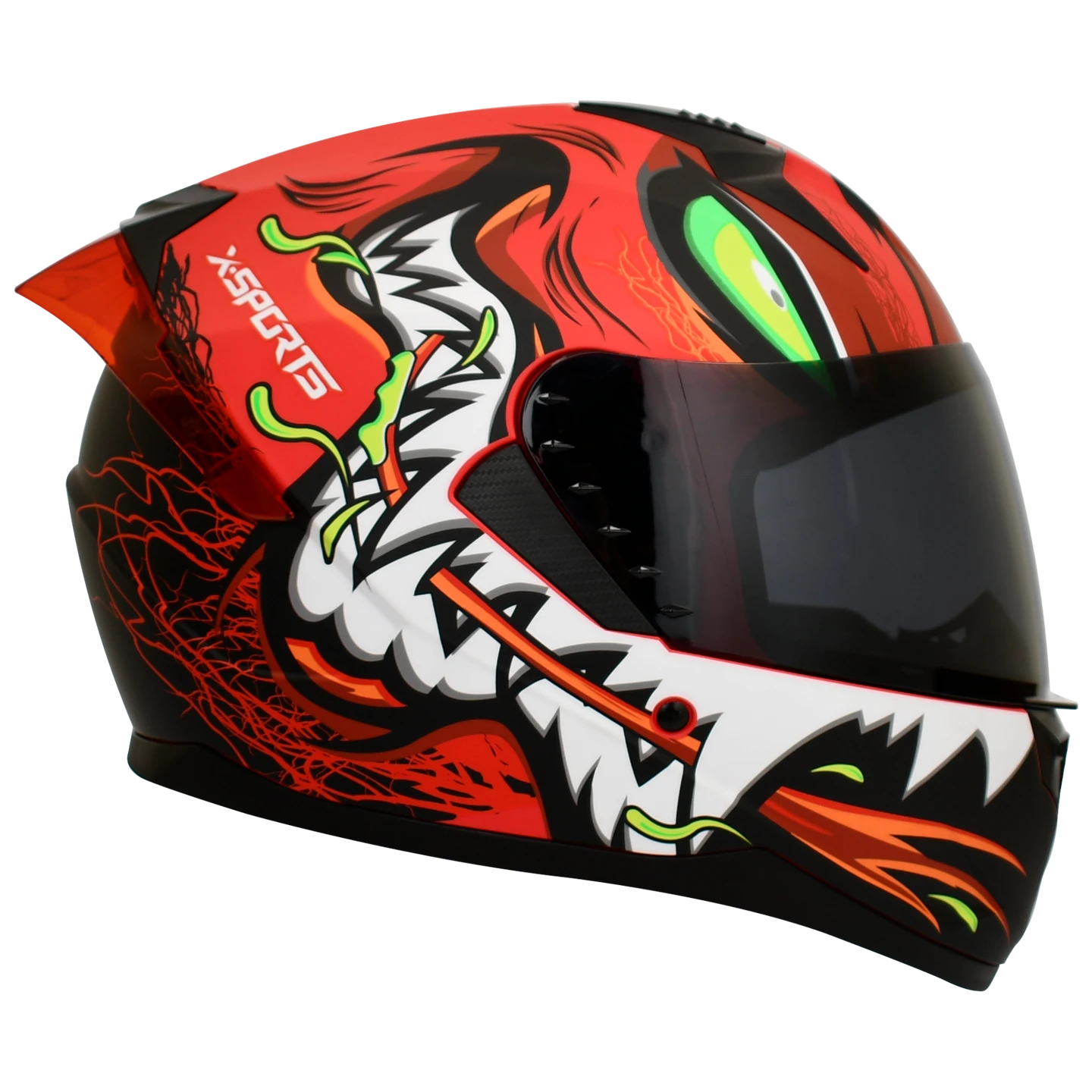 Casco X-Sports M67 Reptile Rojo-5