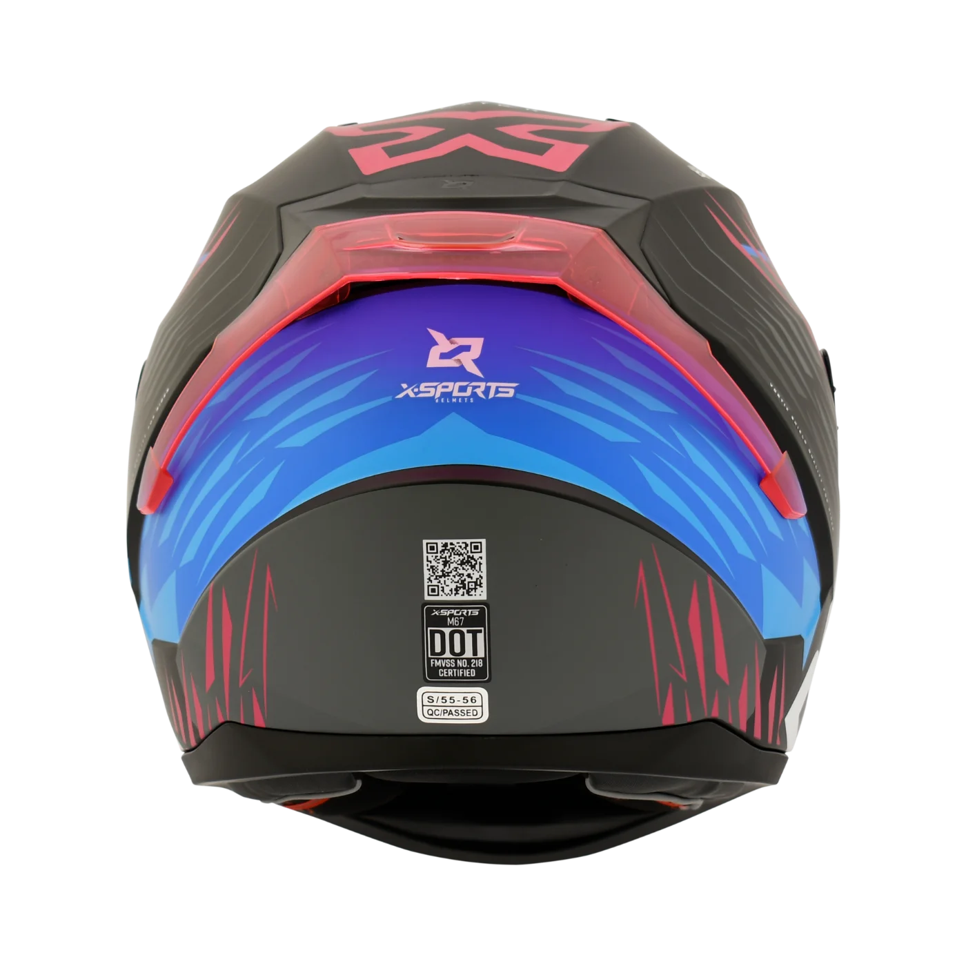xsports-helmets-casco-m67-xlayer-negro-rosa-mate-7