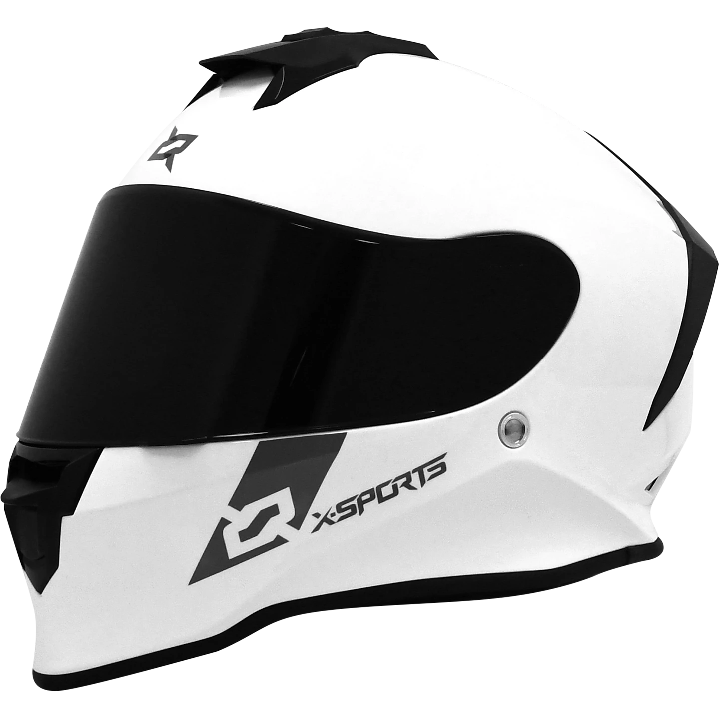 Casco X-Sports V151 Blanco Brillo-2