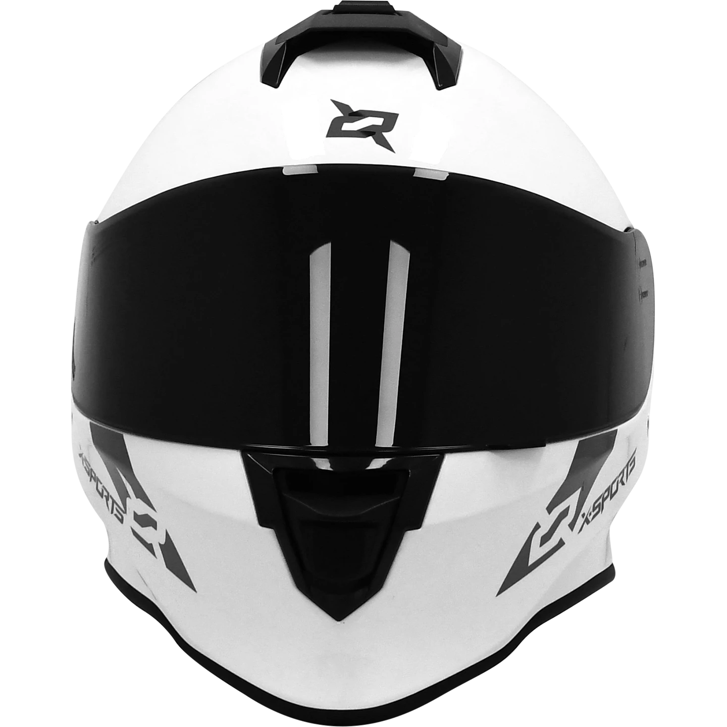 Casco X-Sports V151 Blanco Brillo-3