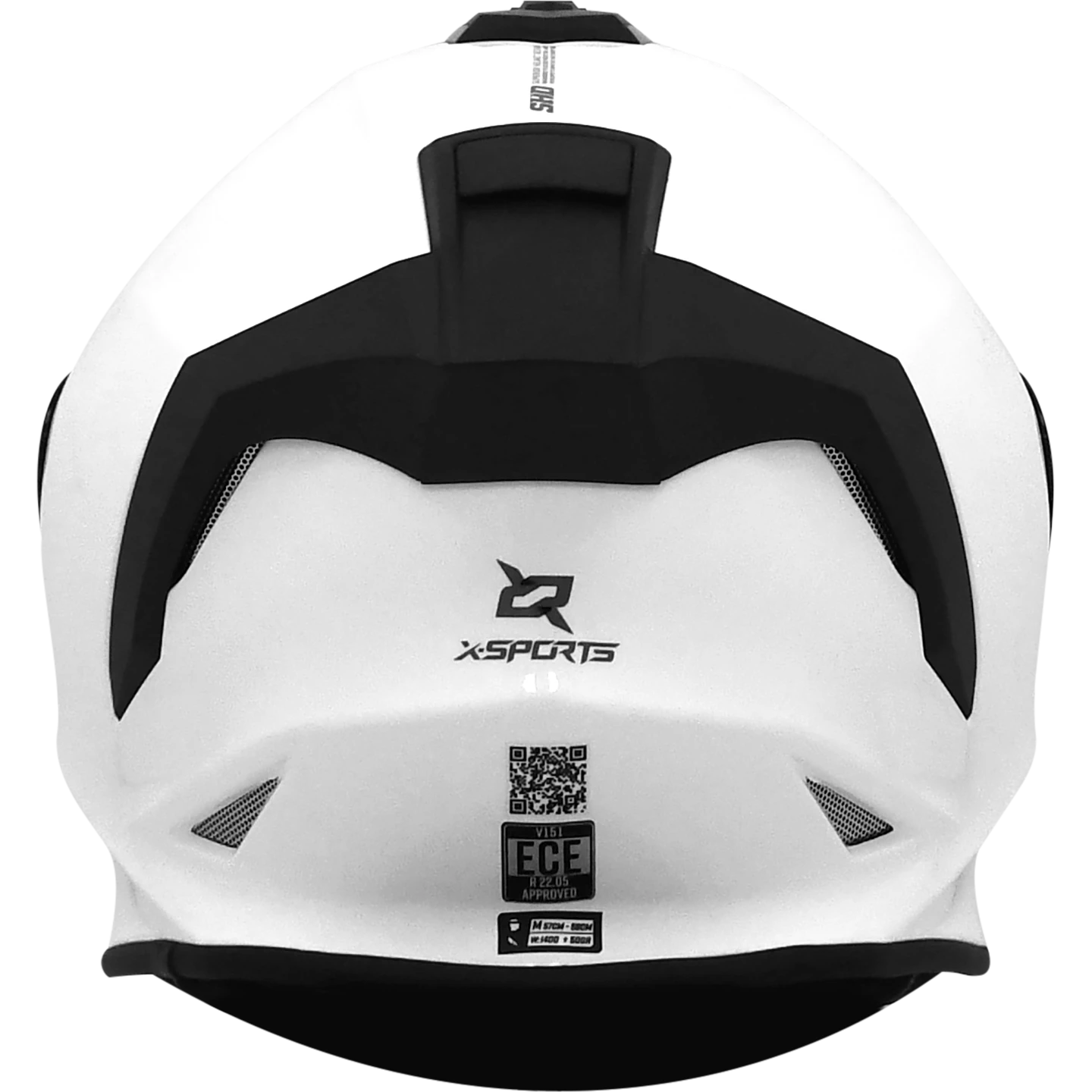 Casco X-Sports V151 Blanco Brillo-7