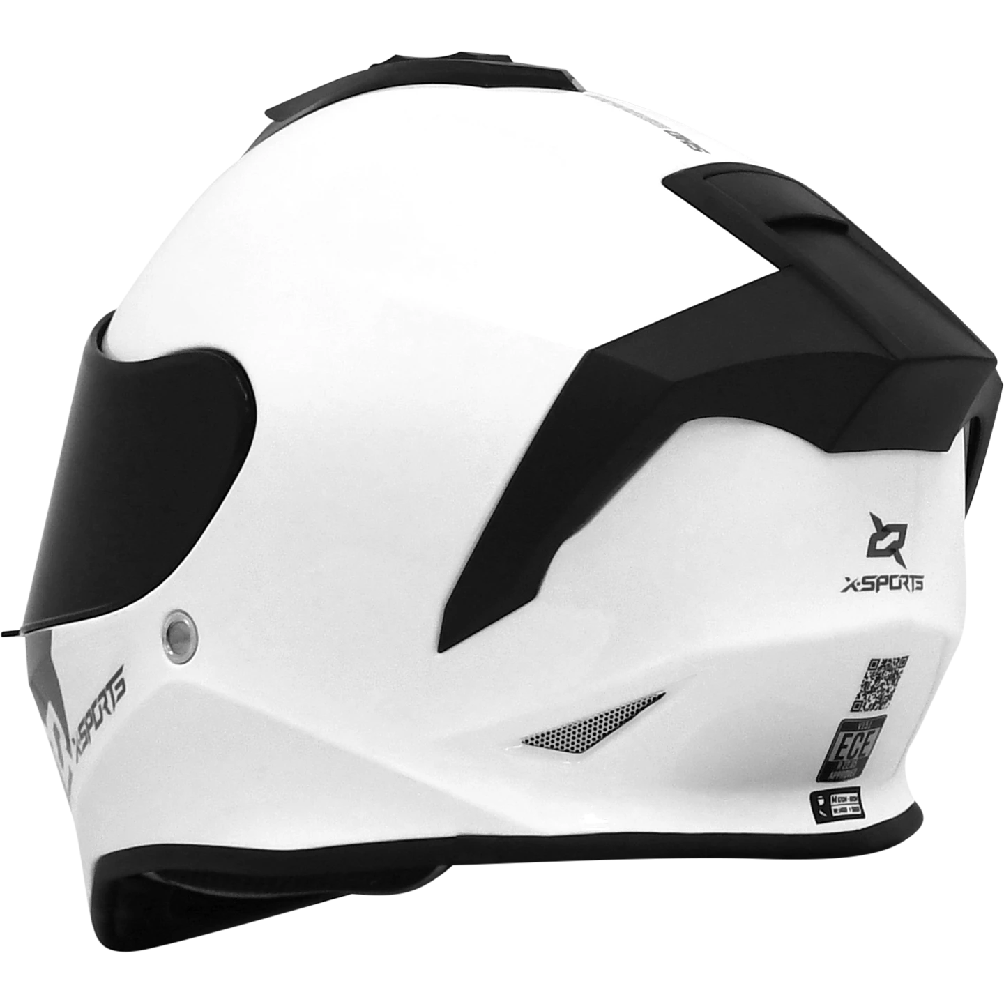 Casco X-Sports V151 Blanco Brillo-8